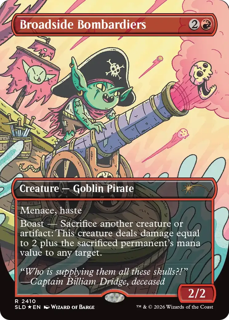 Bombardiers latéraux — Secret Lair Drop — Magic: The Gathering