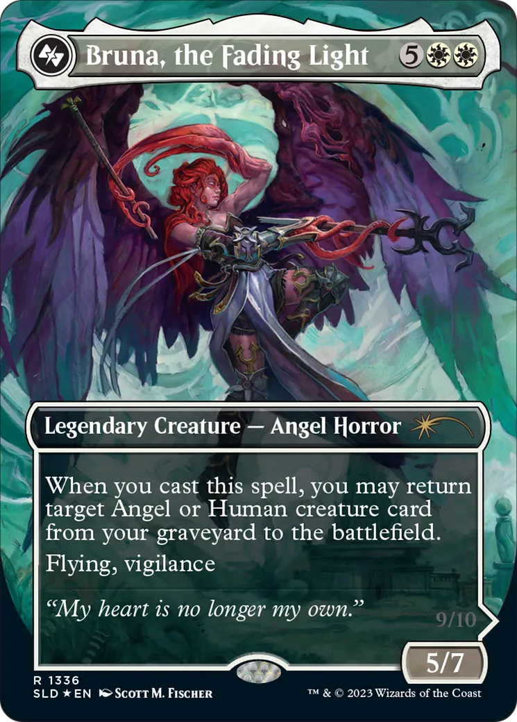 Bruna, the Fading Light // Brisela, Voice of Nightmares from Secret Lair Drop - Magic: The Gathering