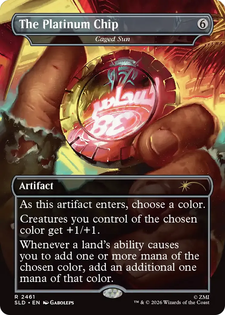 Caged Sun — Secret Lair Drop — Magic: The Gathering