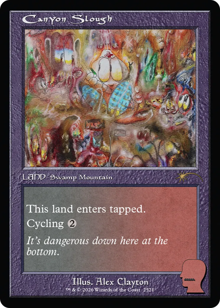 Canyon Slough — Secret Lair Drop — Magic: The Gathering