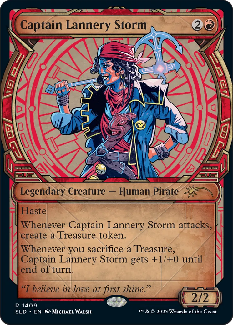Captain Lannery Storm — Secret Lair Drop — Magic: The Gathering