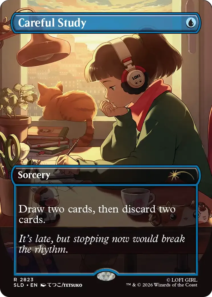 Étude attentive — Secret Lair Drop — Magic: The Gathering