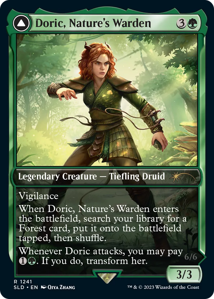 Casal, Lurkwood Pathfinder // Casal, Pathbreaker Owlbear — Secret Lair Drop — Magic: The Gathering