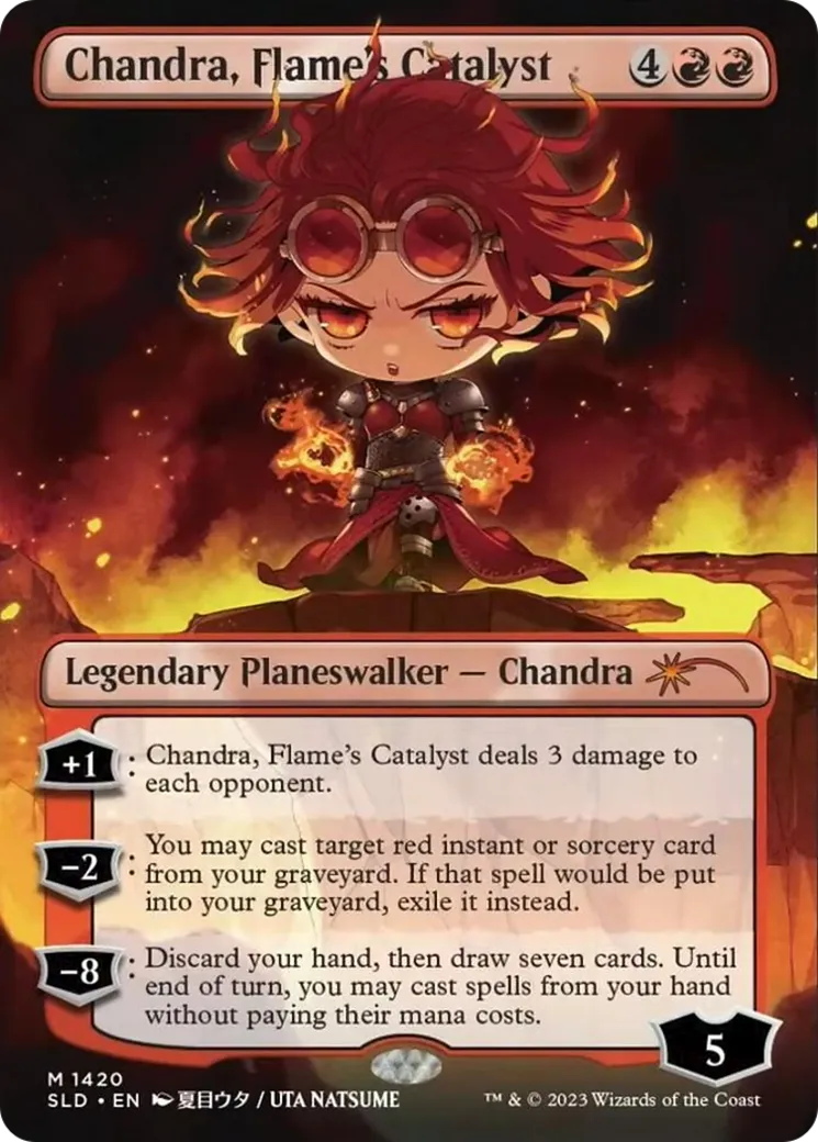 Chandra, Flame's Catalyst — Secret Lair Drop — Magic: The Gathering