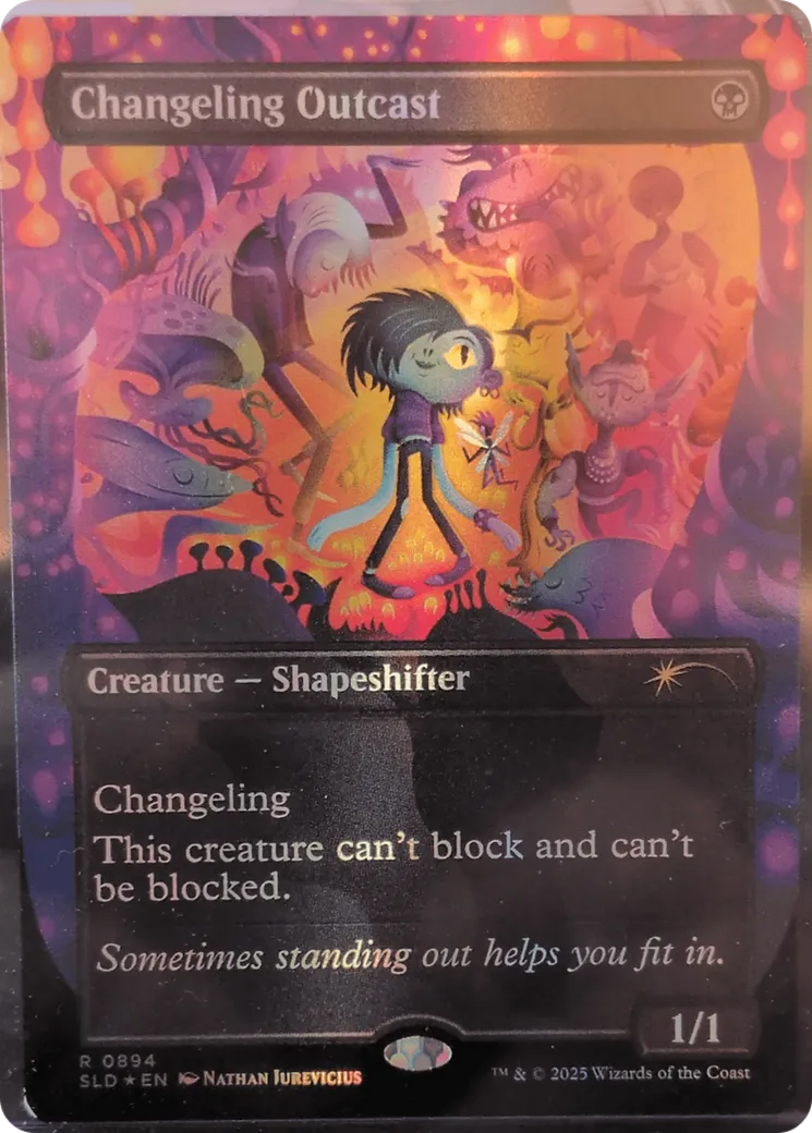 Changeling Outcast — Secret Lair Drop — Magic: The Gathering