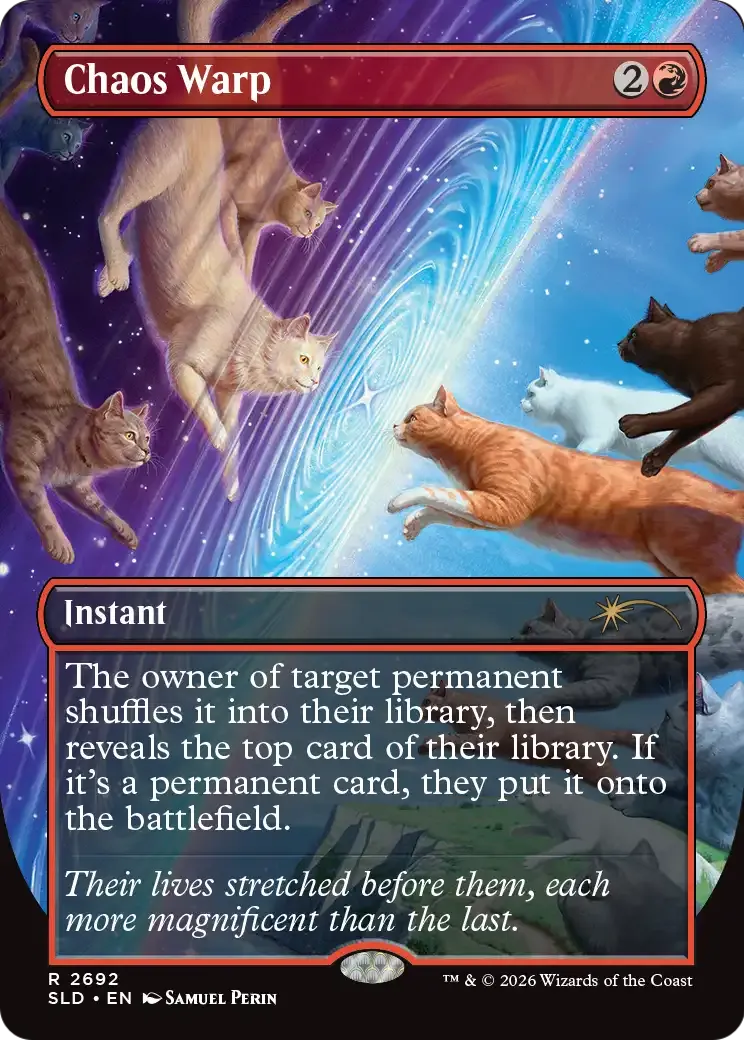 Chaos Warp — Secret Lair Drop — Magic: The Gathering