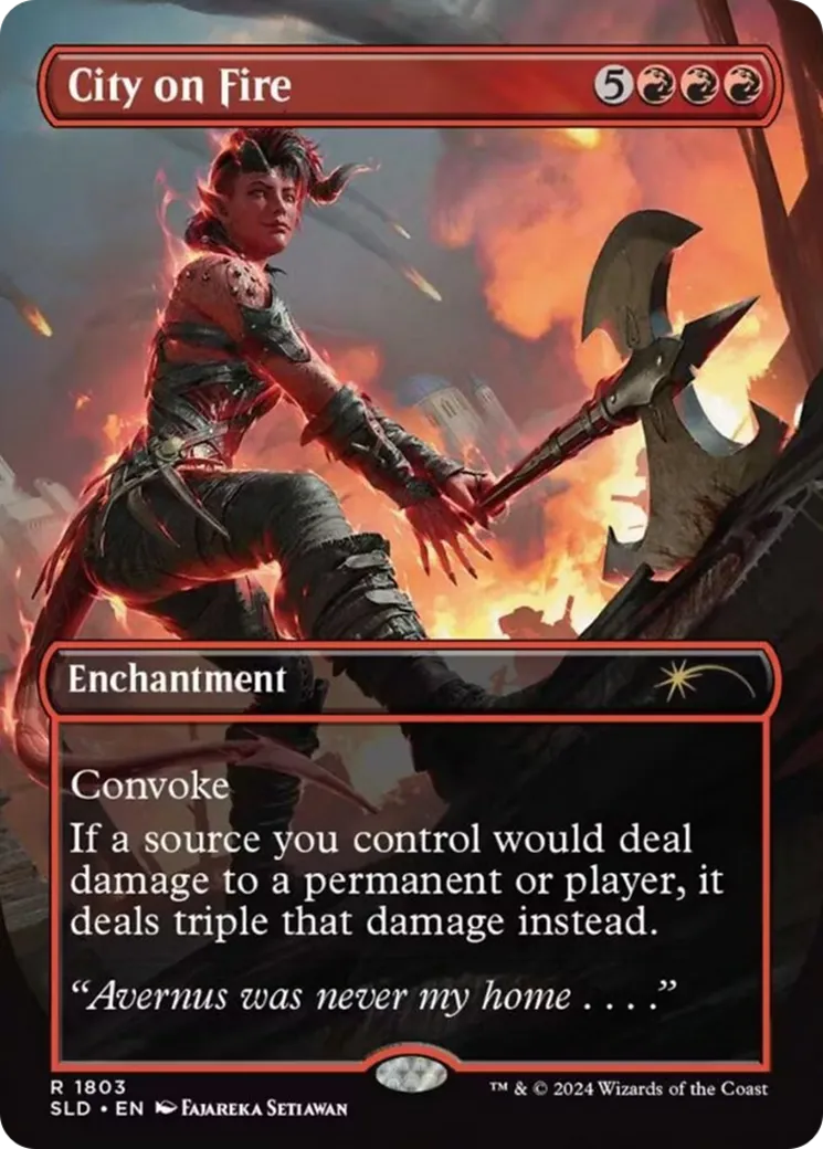 Cité en feu — Secret Lair Drop — Magic: The Gathering