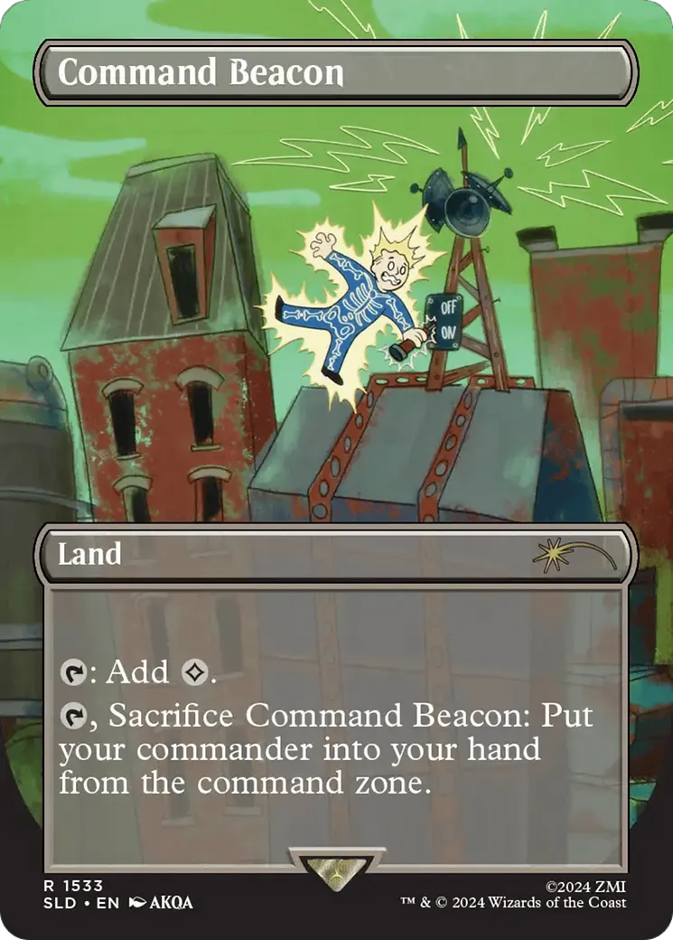 Command Beacon — Secret Lair Drop — Magic: The Gathering
