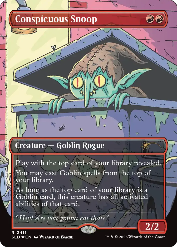 Fouineur flagrant — Secret Lair Drop — Magic: The Gathering