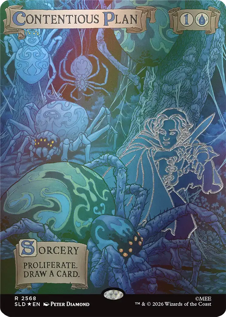 Contentious Plan — Secret Lair Drop — Magic: The Gathering