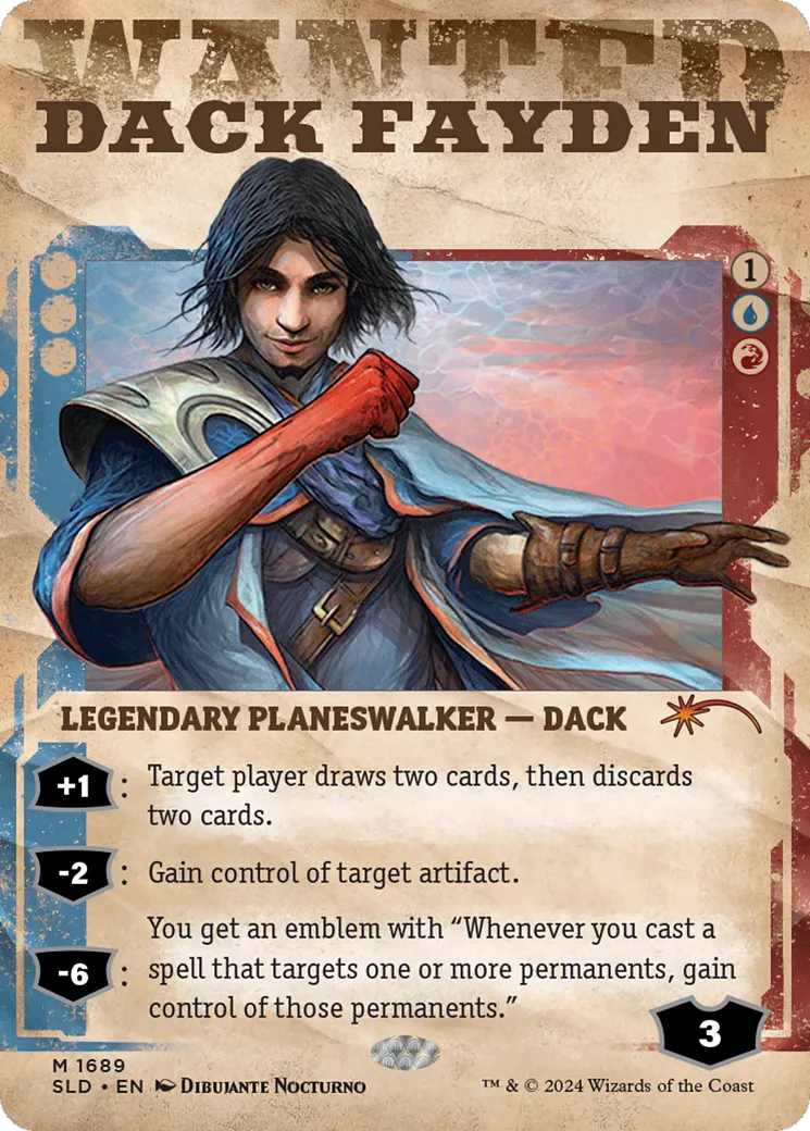 Dack Fayden — Secret Lair Drop — Magic: The Gathering