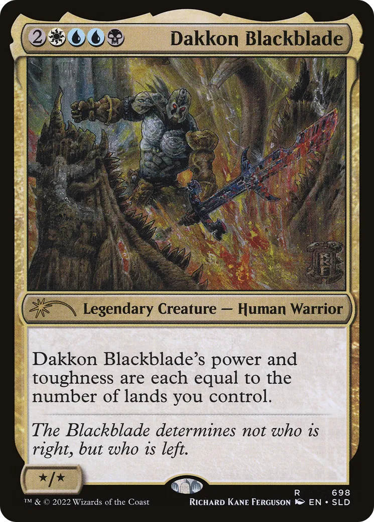 Dakkon Blackblade — Secret Lair Drop — Magic: The Gathering