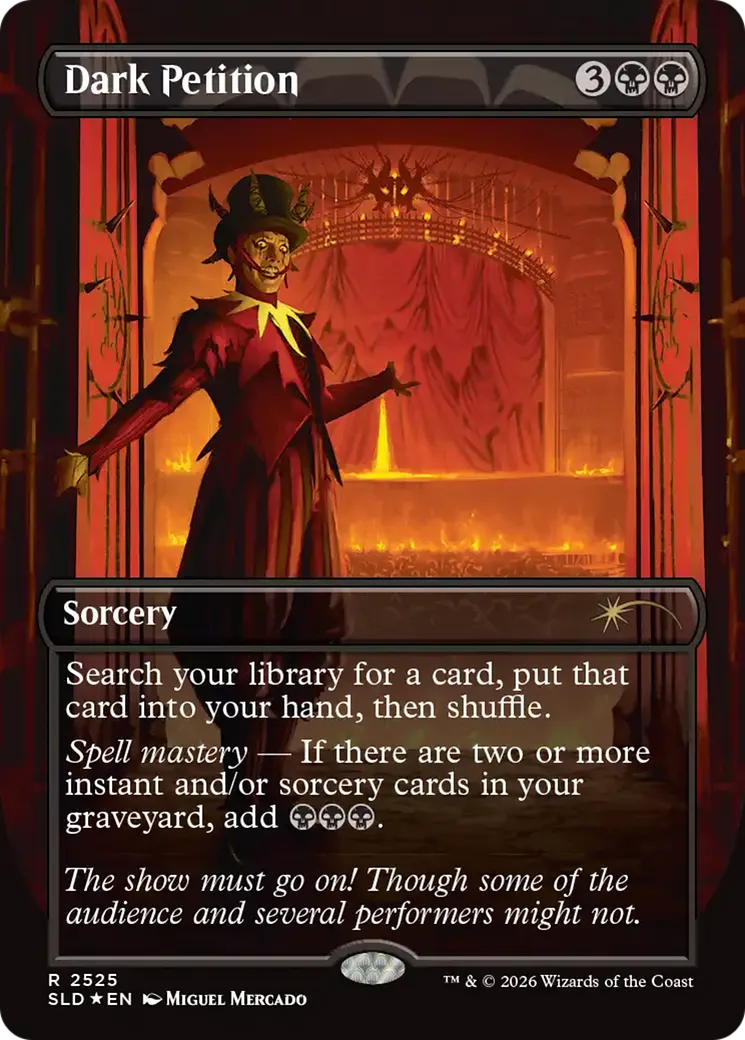 Dark Petition — Secret Lair Drop — Magic: The Gathering