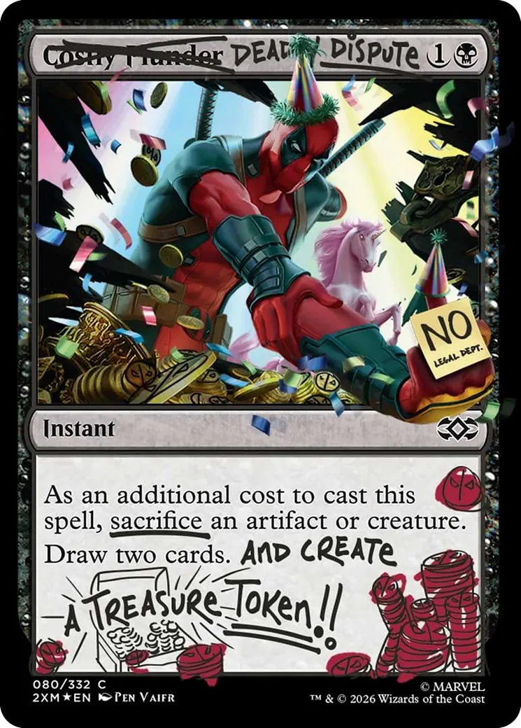 Dispute mortelle from Secret Lair Drop - Magic: The Gathering