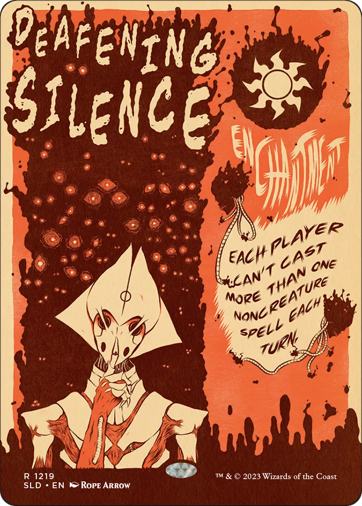 Deafening Silence — Secret Lair Drop — Magic: The Gathering
