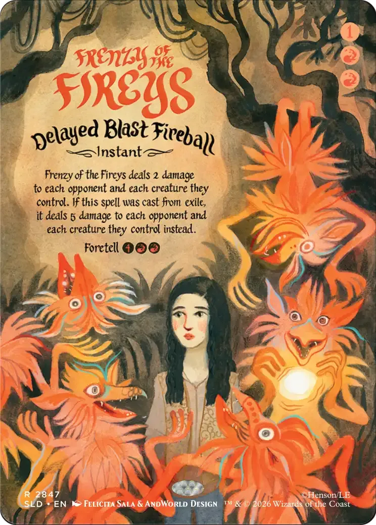 Delayed Blast Fireball — Secret Lair Drop — Magic: The Gathering