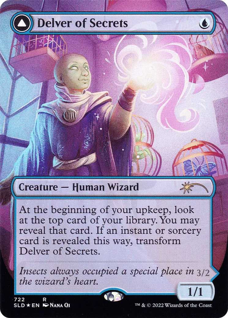 Delver of Secrets // Insectile Aberration — Secret Lair Drop — Magic: The Gathering