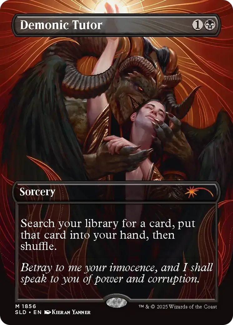 Demonic Tutor — Secret Lair Drop — Magic: The Gathering