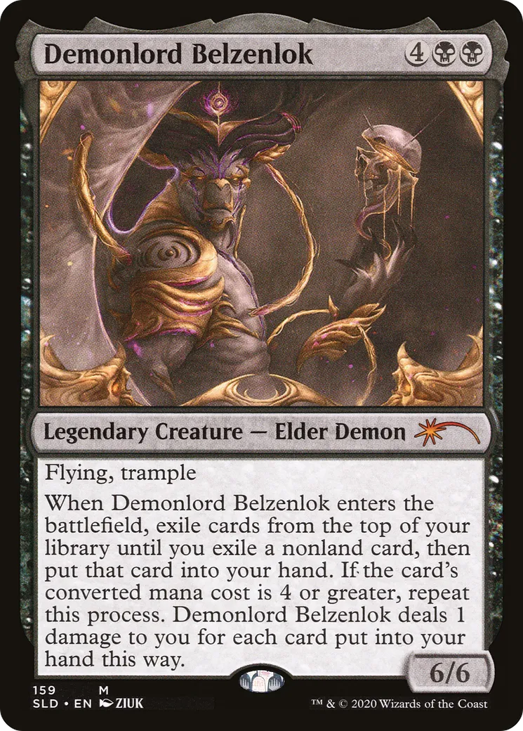 Demonlord Belzenlok — Secret Lair Drop — Magic: The Gathering