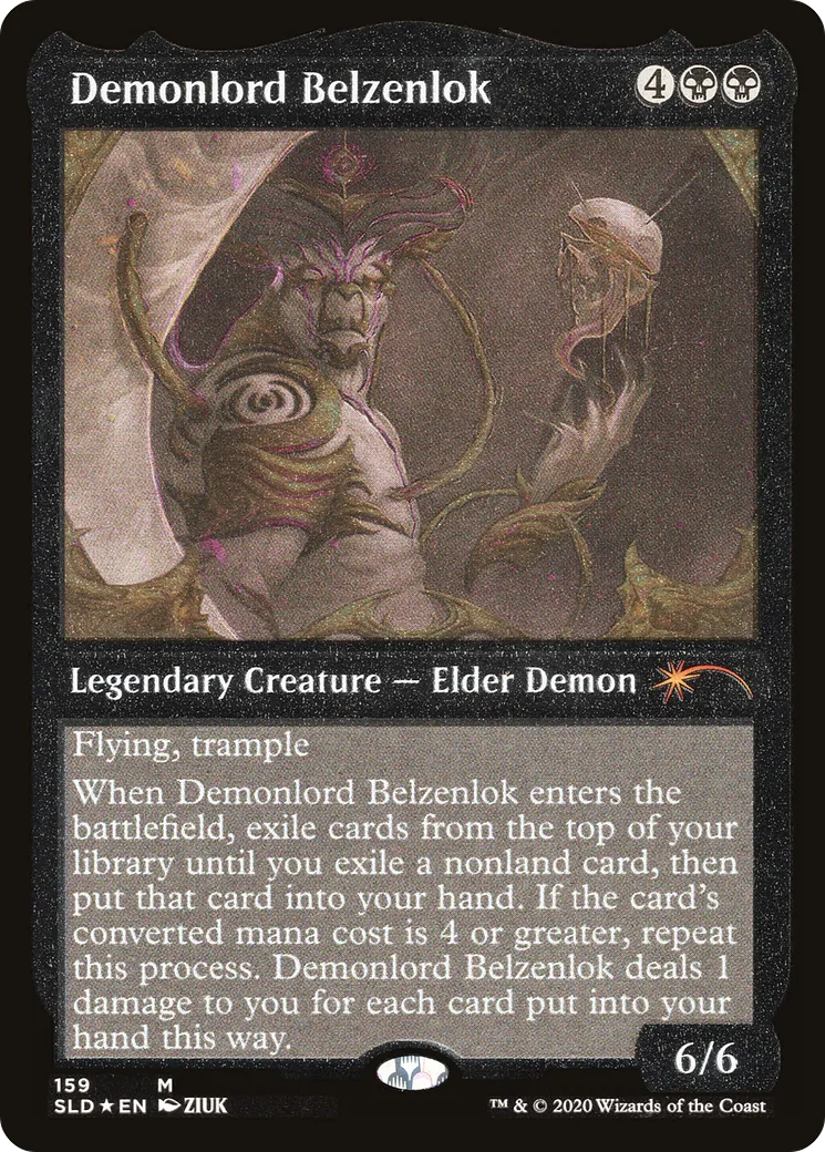 Demonlord Belzenlok — Secret Lair Drop — Magic: The Gathering