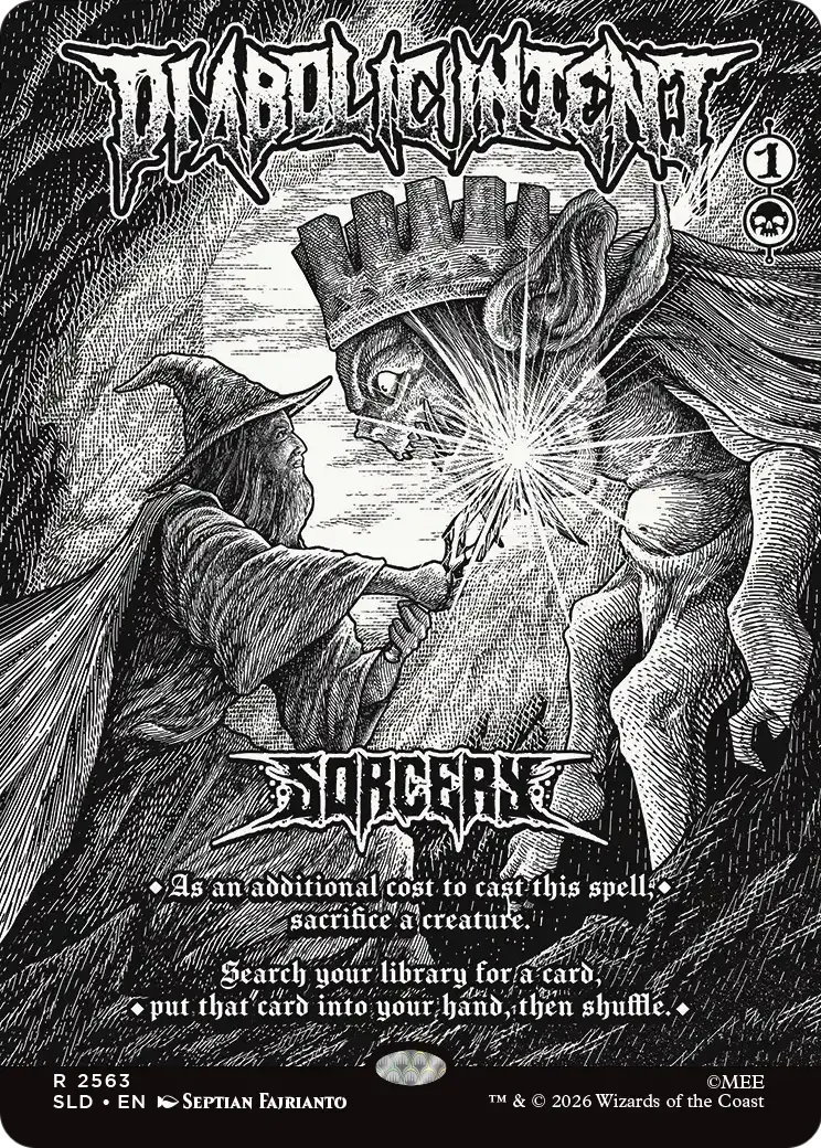 Diabolique dessein — Secret Lair Drop — Magic: The Gathering