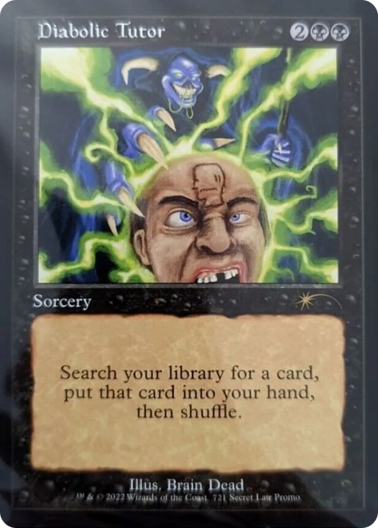 Diabolic Tutor — Secret Lair Drop — Magic: The Gathering