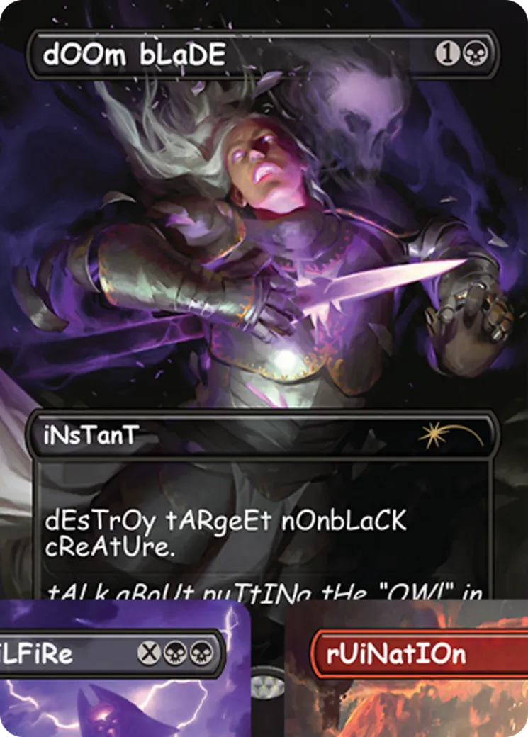Doom Blade — Secret Lair Drop — Magic: The Gathering