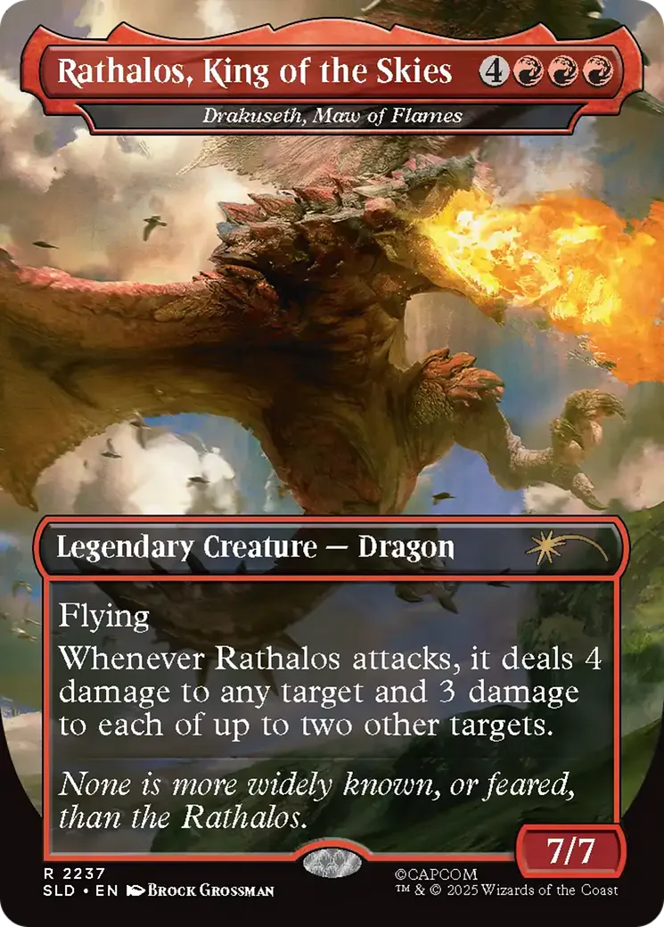 Drakuseth, gueule de flammes — Secret Lair Drop — Magic: The Gathering
