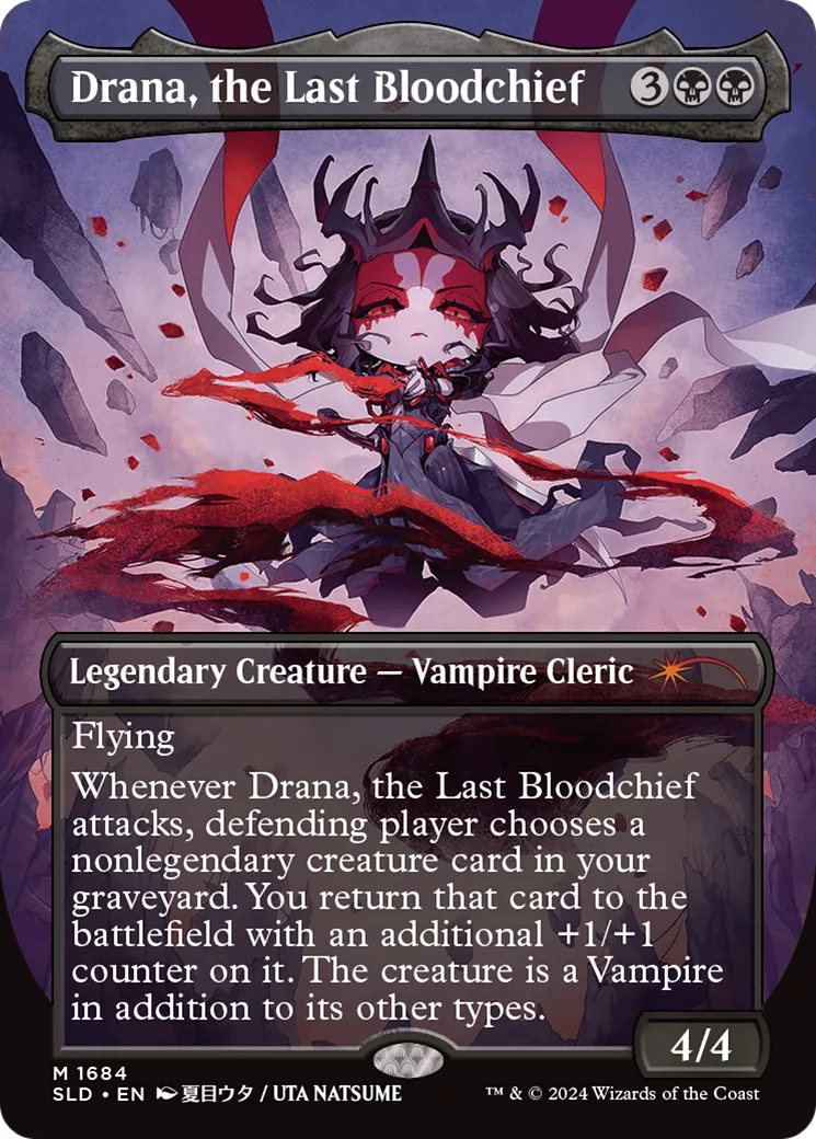 Drana, the Last Bloodchief — Secret Lair Drop — Magic: The Gathering