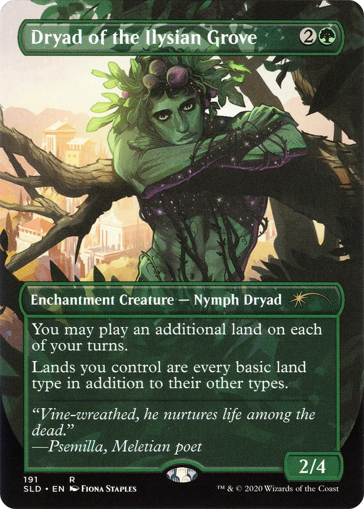 Dryad of the Ilysian Grove — Secret Lair Drop — Magic: The Gathering