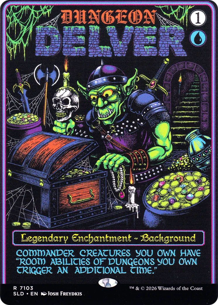 Fouilleur de donjon — Secret Lair Drop — Magic: The Gathering