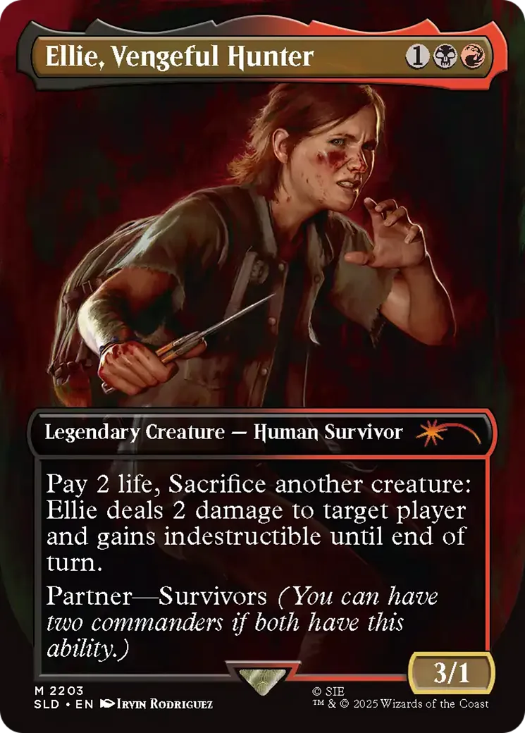 Ellie, Vengeful Hunter — Secret Lair Drop — Magic: The Gathering