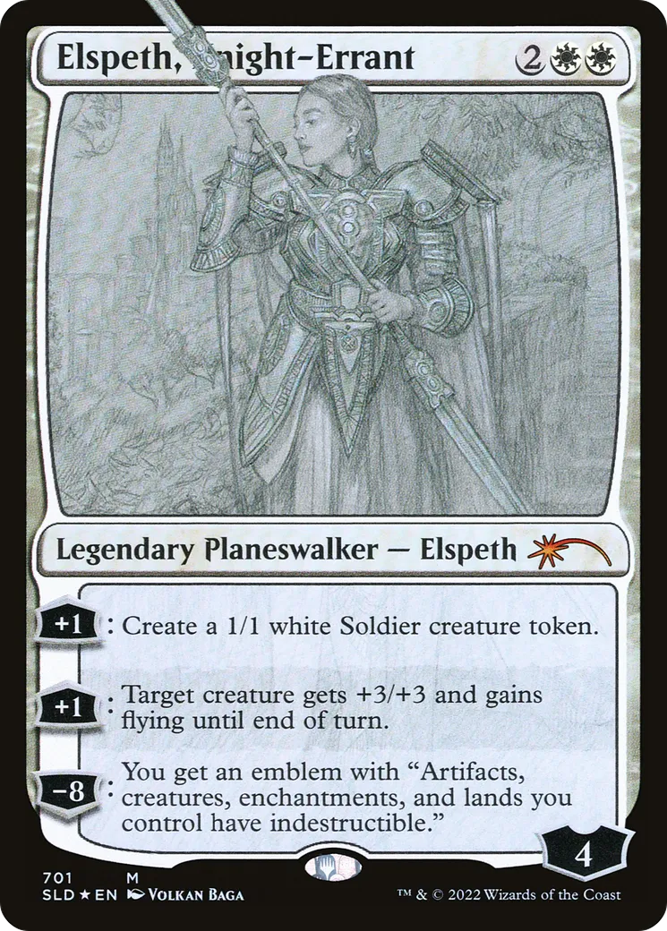 Elspeth, Knight-Errant — Secret Lair Drop — Magic: The Gathering