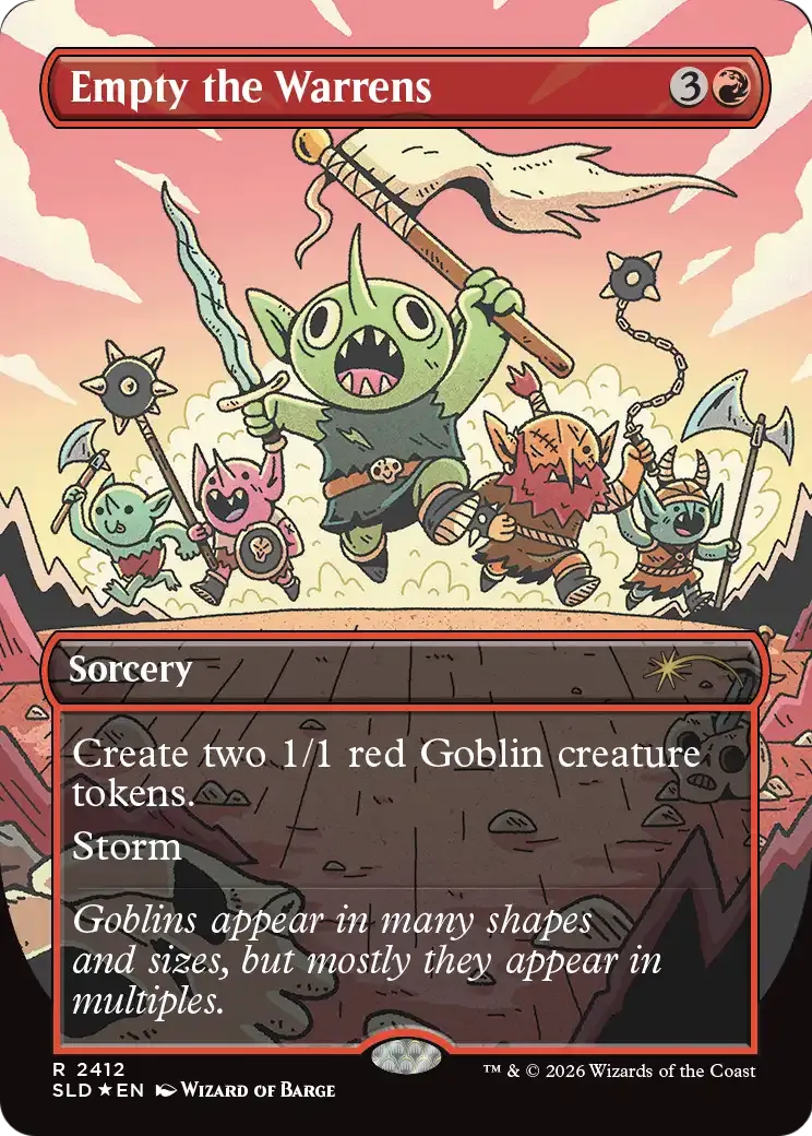 Évacuation des terriers — Secret Lair Drop — Magic: The Gathering