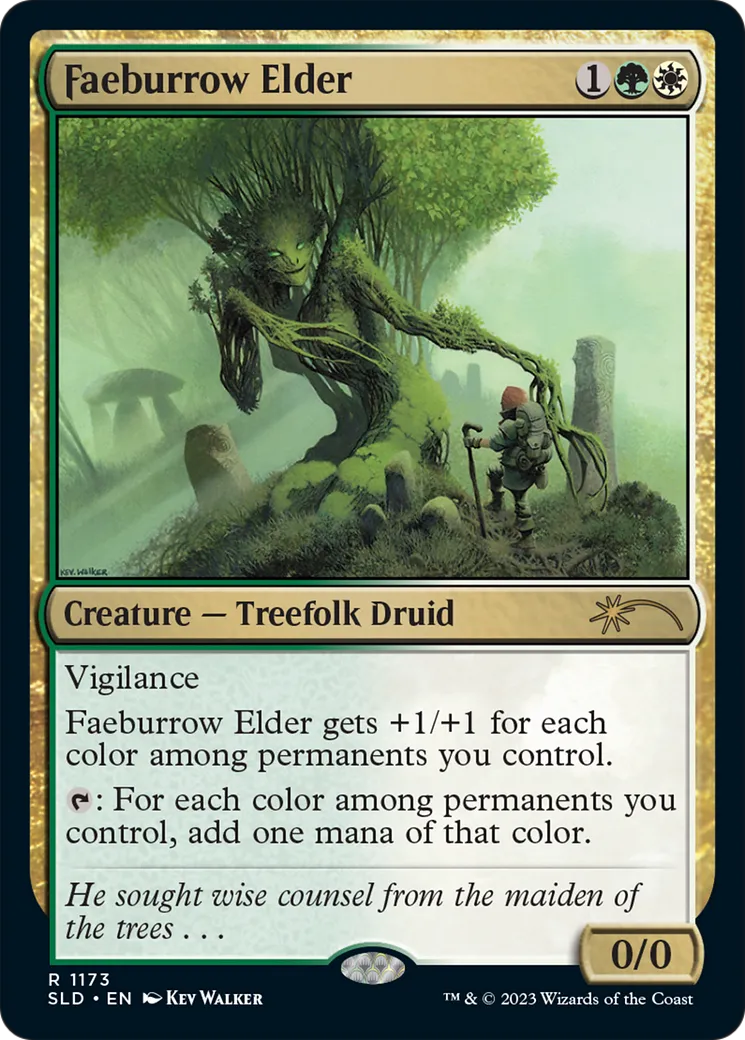 Faeburrow Elder — Secret Lair Drop — Magic: The Gathering