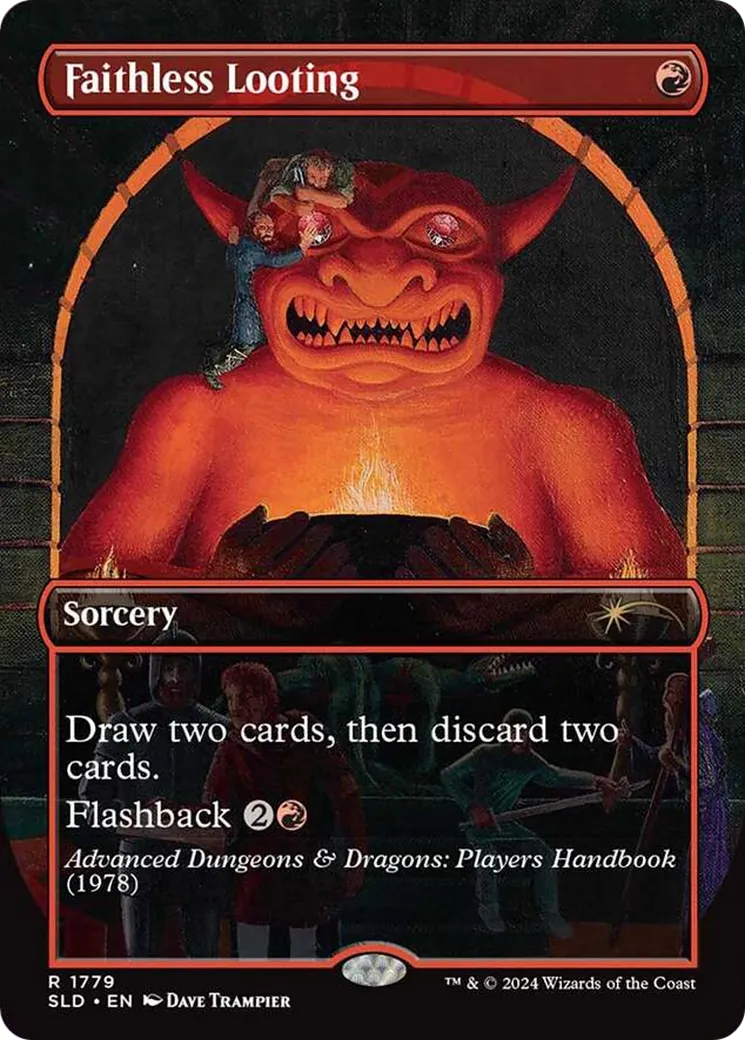 Faithless Looting — Secret Lair Drop — Magic: The Gathering