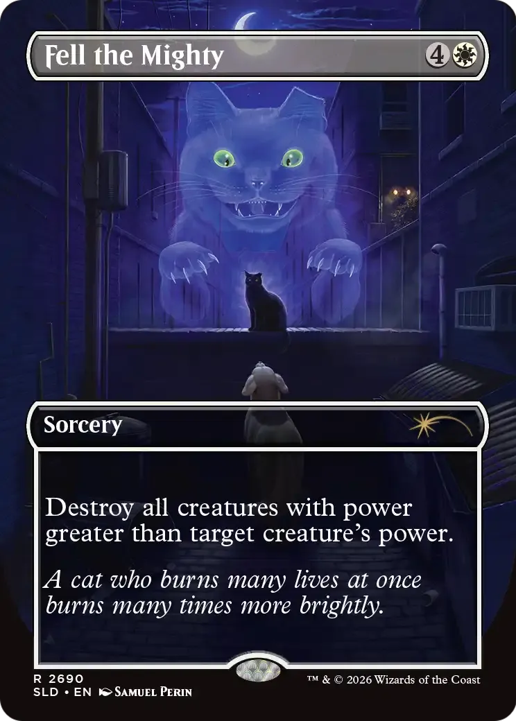 Fell the Mighty — Secret Lair Drop — Magic: The Gathering
