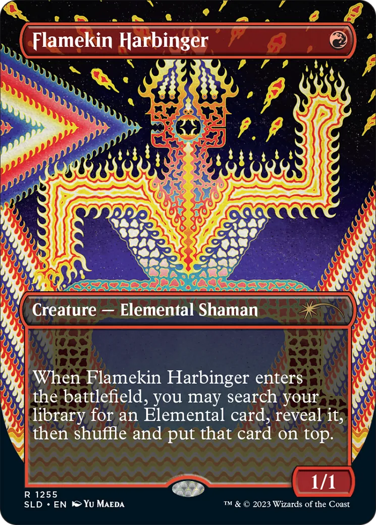 Flamekin Harbinger — Secret Lair Drop — Magic: The Gathering