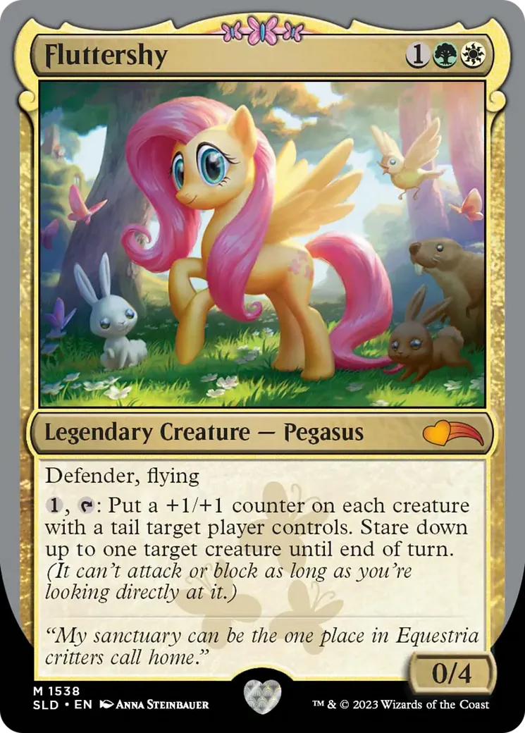 Fluttershy — Secret Lair Drop — Magic: The Gathering