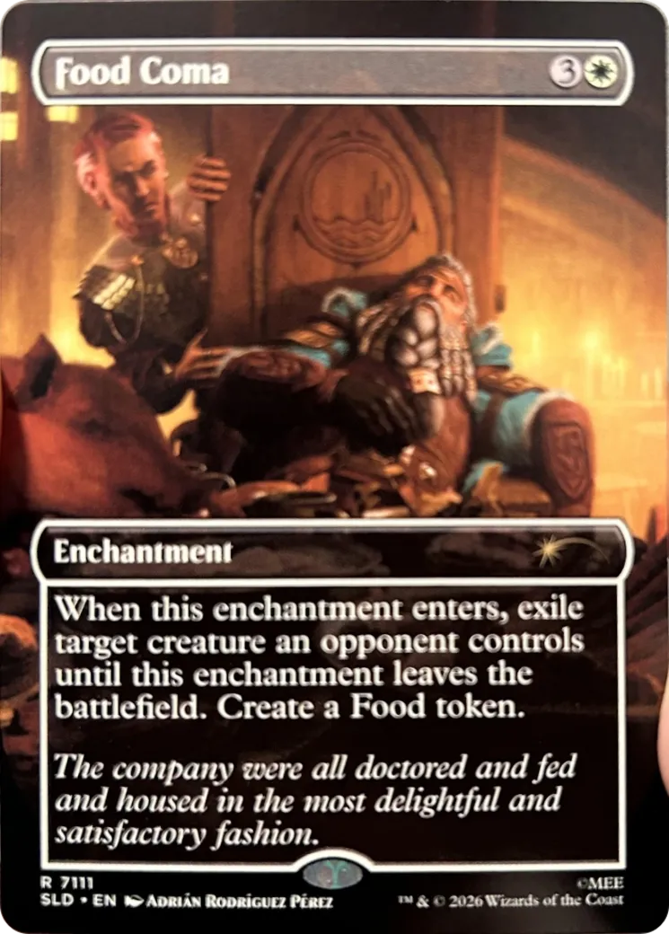Food Coma — Secret Lair Drop — Magic: The Gathering