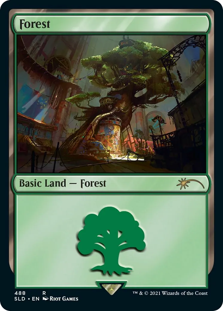 Forest — Secret Lair Drop — Magic: The Gathering