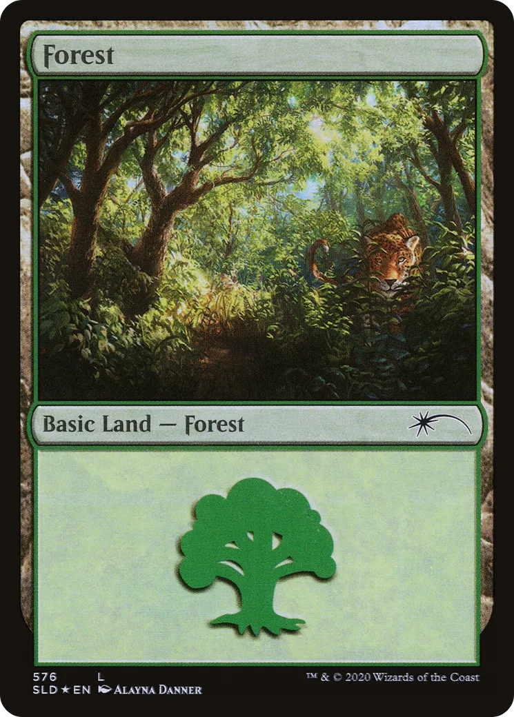 Forest — Secret Lair Drop — Magic: The Gathering