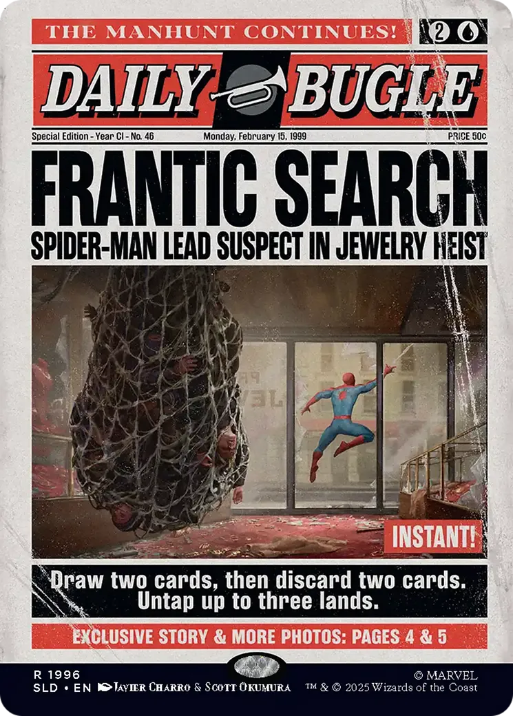 Frantic Search — Secret Lair Drop — Magic: The Gathering