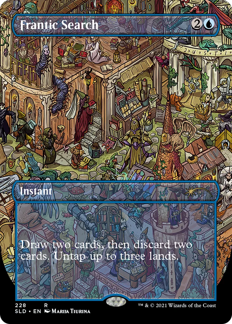 Frantic Search — Secret Lair Drop — Magic: The Gathering