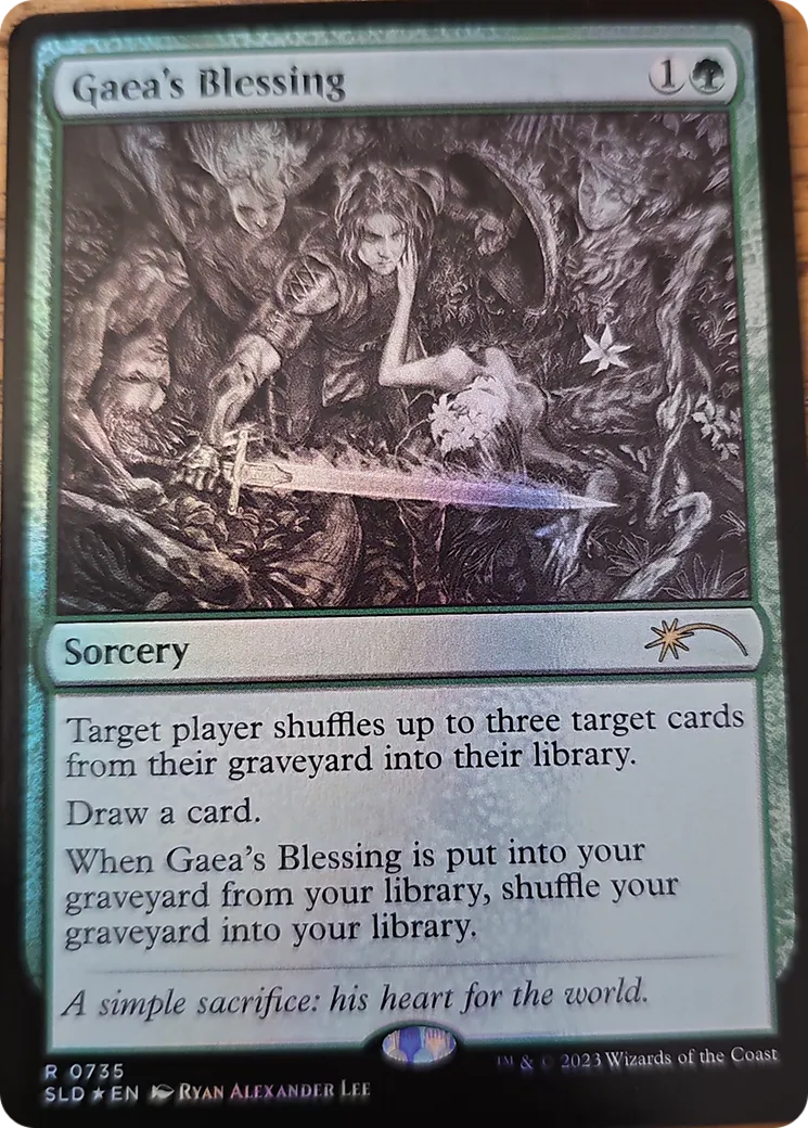 Gaea's Blessing — Secret Lair Drop — Magic: The Gathering