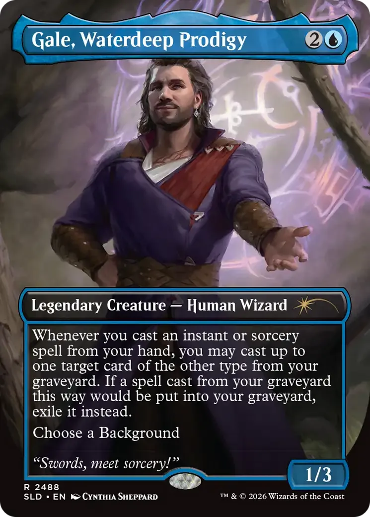 Gale, Waterdeep Prodigy — Secret Lair Drop — Magic: The Gathering