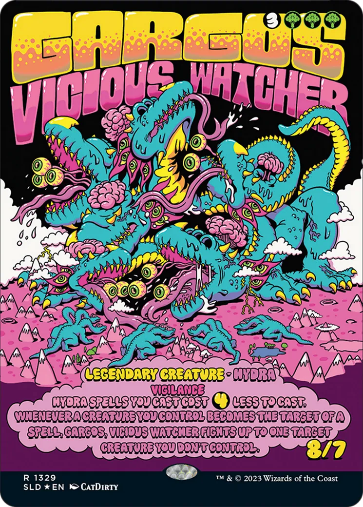 Gargos, Vicious Watcher — Secret Lair Drop — Magic: The Gathering
