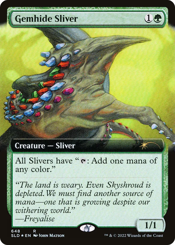 Gemhide Sliver — Secret Lair Drop — Magic: The Gathering
