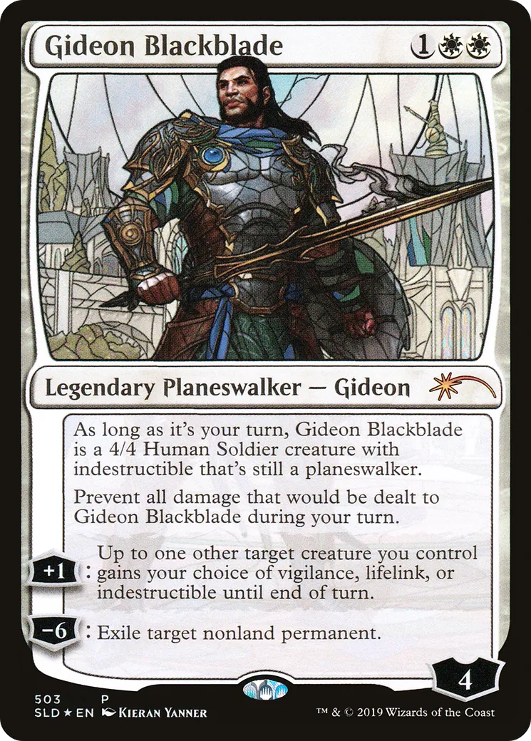 Gideon Blackblade — Secret Lair Drop — Magic: The Gathering