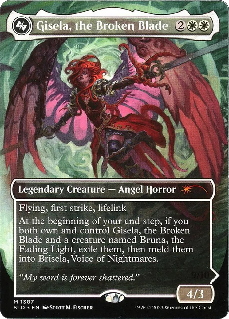Gisela, the Broken Blade // Brisela, Voice of Nightmares — Secret Lair Drop — Magic: The Gathering